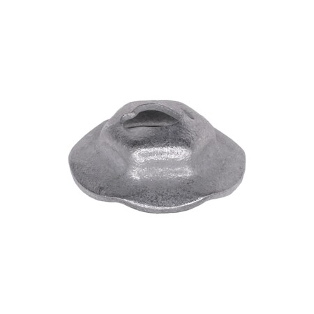 Auveco Thread Cutting Nut 4mm Stud Size - Zinc, 100PK 12115