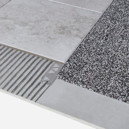 M-D Building Products Building Products 5/16'' x 96'' Mill Aluminum Tile Edge 31396