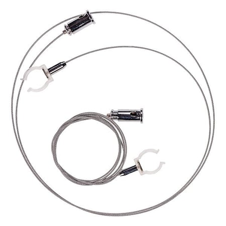 Diode Led Tube 360, Hanging Hardware, PK 2 DI-LIN-360-HNG-2