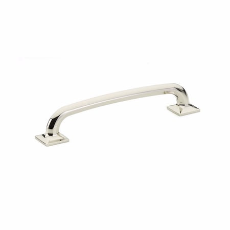 Schaub 6in Center to Center Northport Cabinet Pull Polished Nickel Finish 207-PN