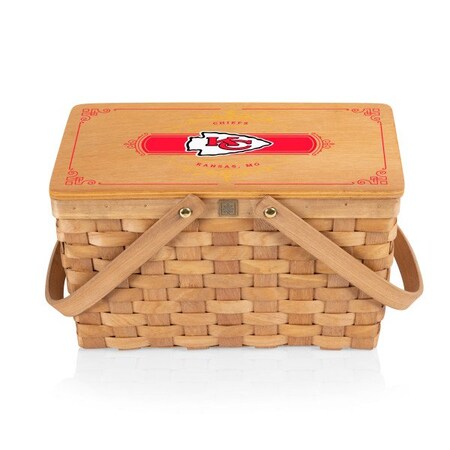 Picnic Time Family Of Brands Kansas City Chiefs - Poppy Personal Picnic Basket, (Beige) 124-00-299-166-2