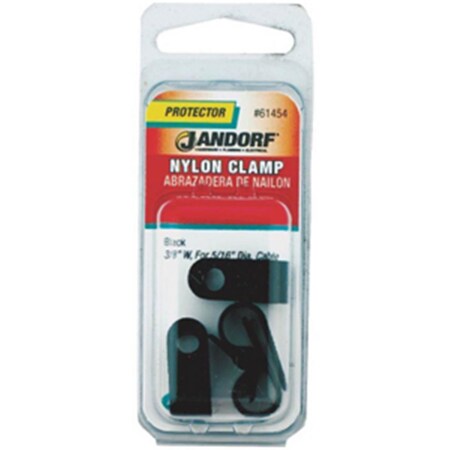 Jandorf Specialty Hardw 61454 Nylon Clamp - Black, 0.38 x 0.31 3395100