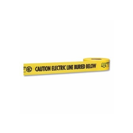 Empire Level SHIELDTEC Standard Non-Detectable Safety Tape, Caution Electric Line Buried Below, 1000 ft L, 6 in 272-22-205