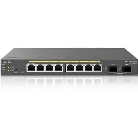 Engenius 55W Managed 8-Port Gigabit PoE L2 Switch EWS2910P-FIT
