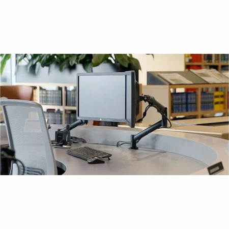 Atdec direct to desk dynamic desk mount for displays to 32, suits flat screen monitors to 20lbs,  AWMS-DB-F-B