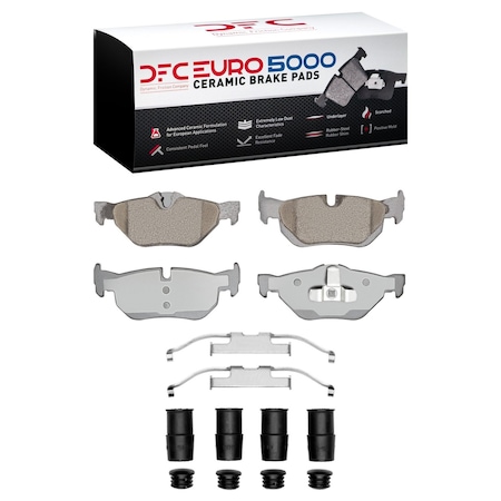 Dfc 5000 Euro Ceramic Disc Brake Pad Set, 1600-1267-01