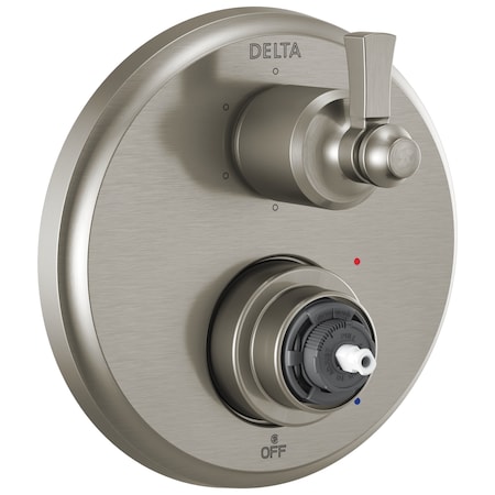 Delta 2-Handle Monitor 14 Series Valve Trim With 6 Setting Diverter T24956-SSLHP
