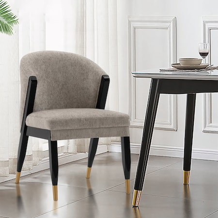 Manhattan Comfort Modern Ola Boucle Dining Chair in Stone DC075-ST
