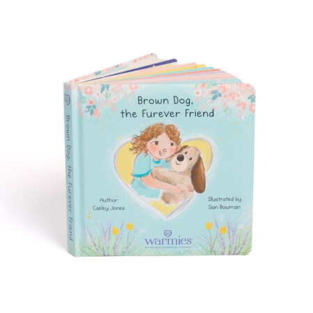 Warmies Brown Dog the Furever Friend Board Book BK-DOG1-BB