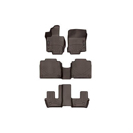 Weathertech Cocoa, Front, rear, and rear Floorliners 4715331-471595-5-4