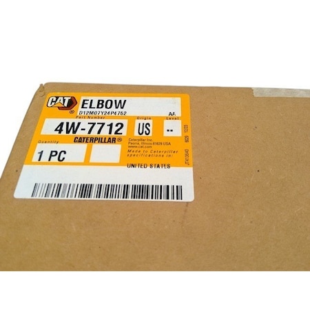 Caterpillar ELBOW, CATERPILLAR OEM 4W7712 4W7712