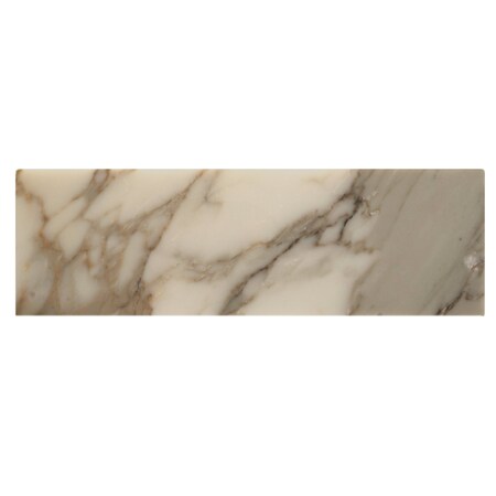 Apollo Tile White 4x12 Calacatta Gold Marble Polished Subway Floor and Wall Tile 5 sqft/case, 15PK APLFCT88412PA