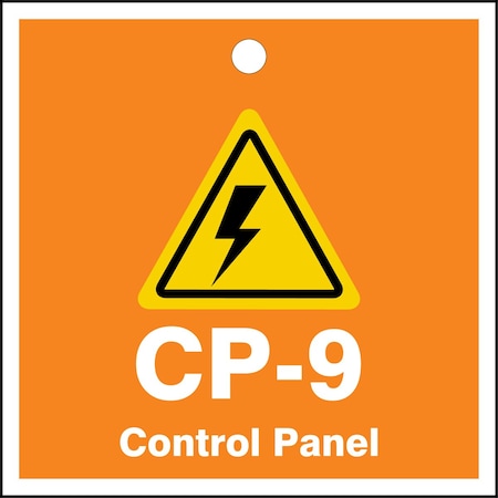 Accuform Danger, PF-Cardstock, 3-1/4 in Width, 1/4 in Height, , 5 PK TDK209VPM