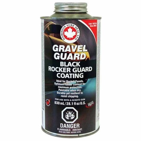 Dominion Sure Seal BVG3 Gravel Guard, 1 quart Can, Beige, Liquid, Fine Texture 1005