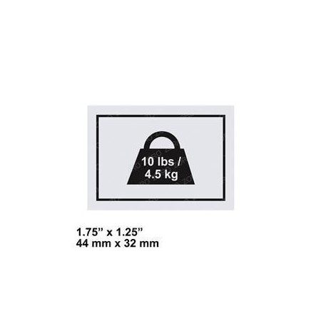 Genie REPLACEMENT DECAL INSTRUCTION CONTACT ALAR 1278542GT