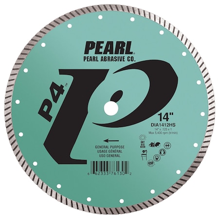 Pearl P4 High Speed Turbo Blade 14 x .125 x 20mm DIA1412HS2