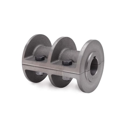 Dodge Industrial 1in RIBBED COUPLING ASSEMBLY METALLIC RIGID 009001