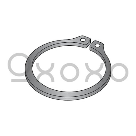 Oxoxo M45 Din 471 External Retaining Ring Steel Phosphate, 500PK 605378