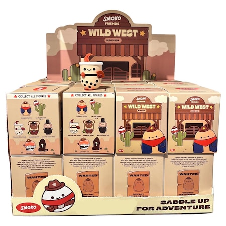 Smoko Wild West Friends Blind Box Figure Multicolored 43062