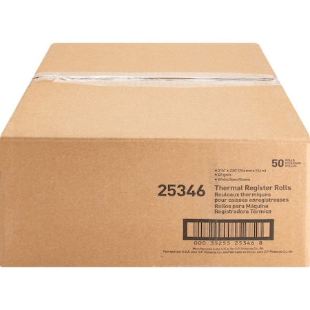 Business Source Paper Roll, 230 ft, White, PK50 BSN25346