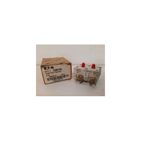 Eaton 10250T Series Double Contact Block (2NC) 10250T42