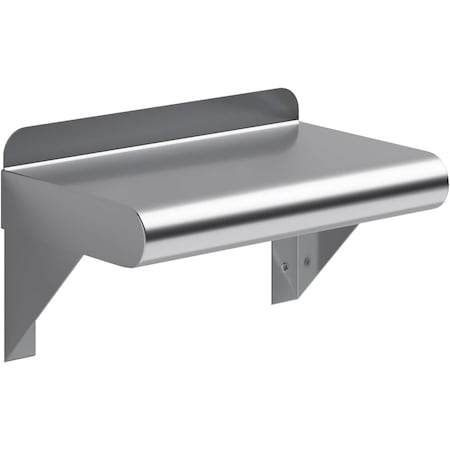 Amgood 6 in. x 10 in. Stainless Steel Wall Shelf AMG WS-0610-Z