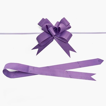Nashville Wraps 6-3/4 Lavender Textured Poly Butterfly Pull Bows, 12PK 16TLA