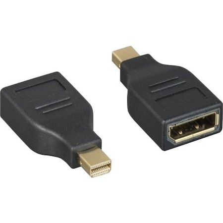 Axiom Mini Displayport Male To Displayport Female Adapter - Mdpmdpf-Ax MDPMDPF-AX