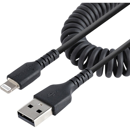 Startech.Com 50CM/20IN USB TO LIGHTNING CABLE, COILED RUSB2ALT50CMBC