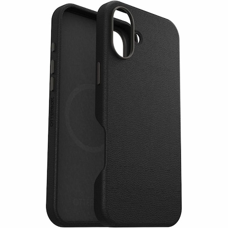 Otterbox Symmetry Cactus Leather Magsafe Case For Apple Iphone 16 Plus, Noir Ash 77-96283