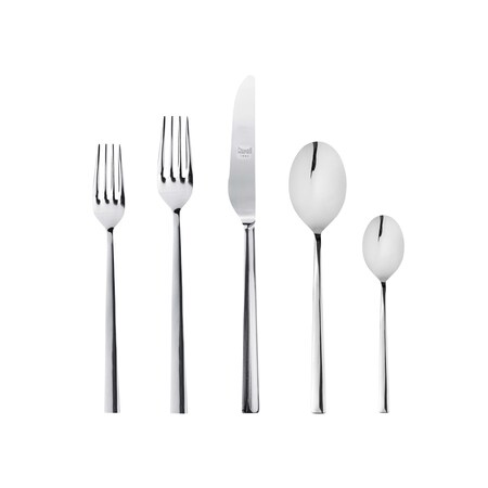 Mepra Atena Flatware Set - 5 Pieces - Stainless Steel 106222005