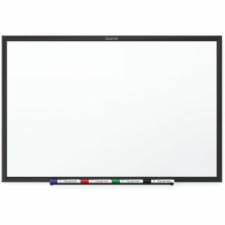 Quartet Mfg. Quartet, CLASSIC SERIES TOTAL ERASE DRY ERASE BOARD, 96 X 48, WHITE SURFACE, BLACK FRAME S538B