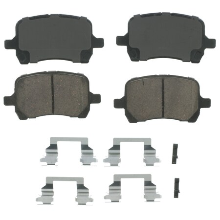 Wagner Brake QuickStop Front Disc Brake Pad Set Ceramic, ZD1160