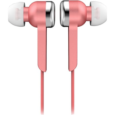 Supersonic IQ Sound Digital Stereo Earphones - Stereo - Wired - Earbud - Binaural - In-ear - 4 ft Cable - Pink IQ-113 PINK