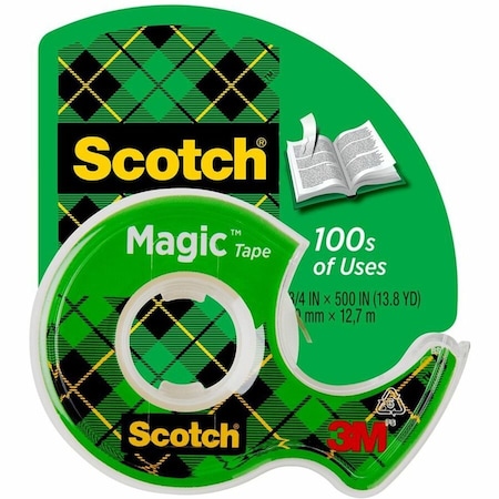 Scotch Magic Tape 122, 3/4"x650", PK144 122