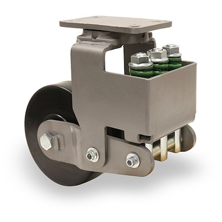 Hamilton Aerospace Spring Loaded Forge Master Swivel Caster, 12" x 3" Plastex Phenolic Wheel S-AEZFFM-12PH