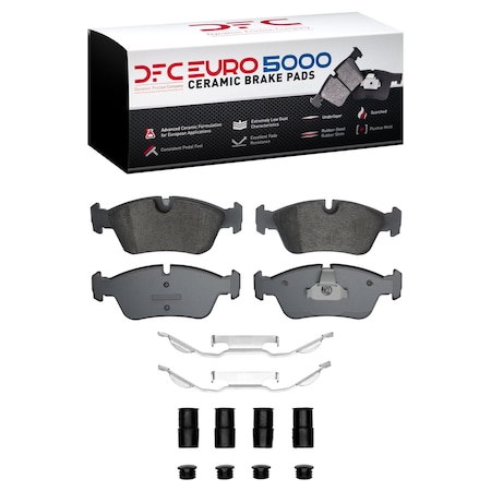 Dfc 5000 Euro Ceramic Disc Brake Pad Set,  1600-0558-01