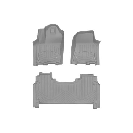 Weathertech Grey, Front and Rear FloorLiner HP 4618771IM-4614283IM