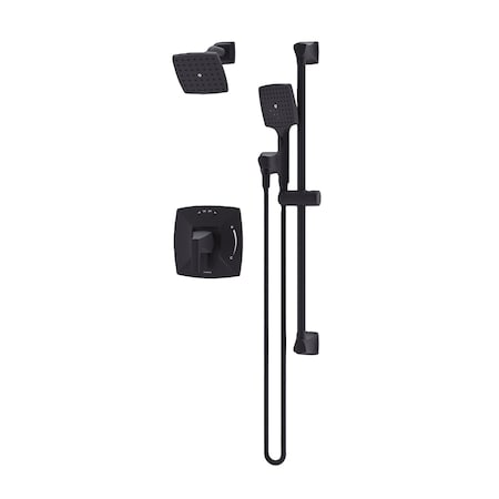 Symmons Oak HydroMersion Single Handle Shower Faucet Trim Kit with Hand Spray - 1.5 GPM (Valve not Included) S5698MB15TRM