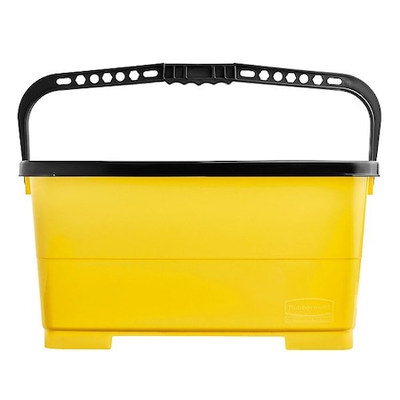 Rubbermaid Commercial Bucket and Lid, 10 gal, Yellow, Plastic 2221958