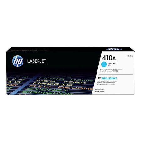 Hp 410A (CF411A) Cyan Original LaserJet Toner Cartridge (2,300 Yield) CF411A