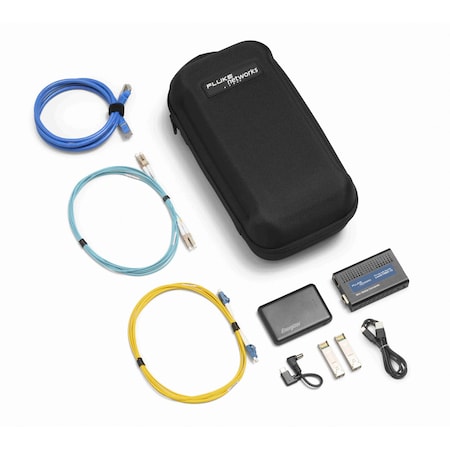 Fluke Networks Fiber Kit, Compatible with LinkIQ FMC-1G