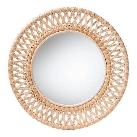 Bali & Pari Burris Natural Rattan Mirror 261-14345-ZORO