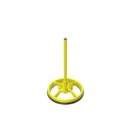 Safety Rail Enduraline Warning Line System (Post, Base & Pin), Yellow 400060