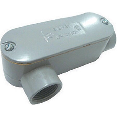 Gampak 02-55642LR 0.75 in. Rigid Conduit Body 2538361