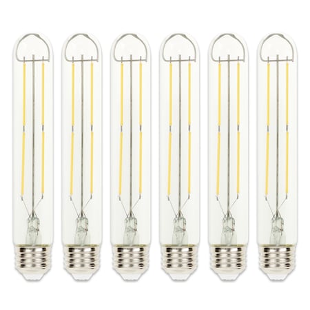 Westinghouse 10W 100W Eq. Clear T9 Dimmable Filament LED Light Bulb, Medium Base, 6PK 5338020