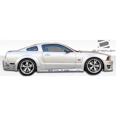 Duraflex 2005-2009 Ford Mustang Gt500 Wide Body Door Caps - 2 Piece, 2PK 104914