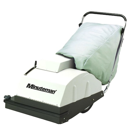 Minuteman 747 29.5 in Battery Wide-Area Carpet Vacuum, 95% Filtration 804498