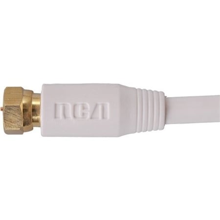 Audiovox 12-Ft. White RG6 Coaxial Cable With F Connectors VH612WHR