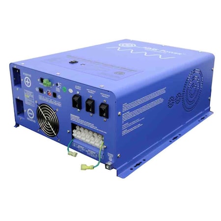 Aims Power 4000 WATT PURE SINE INVERTER CHARGER 24Vdc TO 120Vac OUTPUT LISTED TO UL and CSA PICOGLF4024120UL